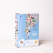 Load image into Gallery viewer, Argentina Illustrated Map Wooden Jigsaw Puzzle for Children and Adults - 152-Piece