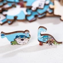 Load image into Gallery viewer, Japan Illustrated Map Wooden Jigsaw Puzzle for Children and Adults - 152-Piece