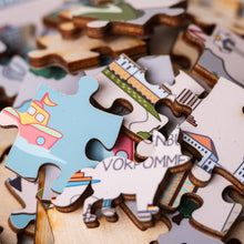 Load image into Gallery viewer, Germany Illustrated Map Wooden Jigsaw Puzzle for Children and Adults - 152-Piece