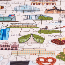 Load image into Gallery viewer, Germany Illustrated Map Wooden Jigsaw Puzzle for Children and Adults - 152-Piece