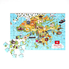 Load image into Gallery viewer, Hong Kong Illustrated Map Wooden Jigsaw Puzzle for Children and Adults - 152-Piece