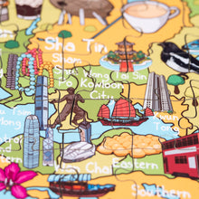 Load image into Gallery viewer, Hong Kong Illustrated Map Wooden Jigsaw Puzzle for Children and Adults - 152-Piece