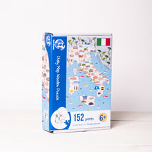 Load image into Gallery viewer, Italy Illustrated Map Wooden Jigsaw Puzzle for Children and Adults - 152-Piece