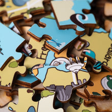 Load image into Gallery viewer, Seattle Illustrated Map Wooden Jigsaw Puzzle for Children and Adults - 152-Piece