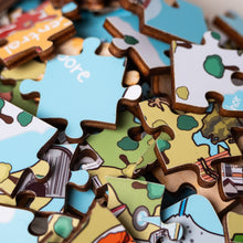 Load image into Gallery viewer, Singapore Illustrated Map Wooden Jigsaw Puzzle for Children and Adults - 152-Piece