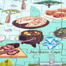 Load image into Gallery viewer, South Africa Illustrated Map Wooden Jigsaw Puzzle for Children and Adults - 152-Piece