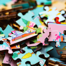 Load image into Gallery viewer, Sydney Illustrated Map Wooden Jigsaw Puzzle for Children and Adults - 152-Piece