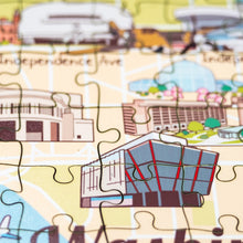 Load image into Gallery viewer, Washington DC Illustrated Map Wooden Jigsaw Puzzle for Children and Adults - 152-Piece