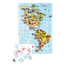 Load image into Gallery viewer, America Illustrated Map Wooden Jigsaw Puzzle for Children and Adults - 152-Piece