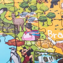 Load image into Gallery viewer, America Illustrated Map Wooden Jigsaw Puzzle for Children and Adults - 152-Piece