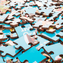Load image into Gallery viewer, Indonesia Illustrated Map Wooden Jigsaw Puzzle for Children and Adults - 152-Piece