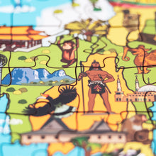 Load image into Gallery viewer, Indonesia Illustrated Map Wooden Jigsaw Puzzle for Children and Adults - 152-Piece
