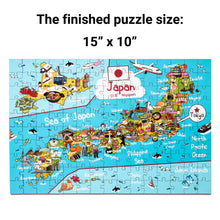 Load image into Gallery viewer, Japan Map Jigsaw Puzzle
