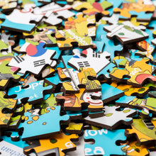 Load image into Gallery viewer, South Korea Map Jigsaw Puzzle