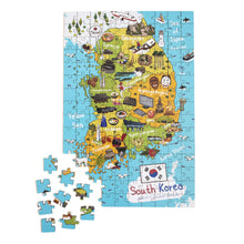 Load image into Gallery viewer, South Korea Map Jigsaw Puzzle