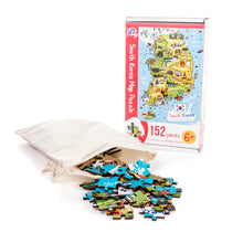 Load image into Gallery viewer, South Korea Map Jigsaw Puzzle