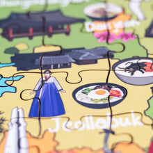 Load image into Gallery viewer, South Korea Map Jigsaw Puzzle
