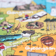Load image into Gallery viewer, South Korea Map Jigsaw Puzzle