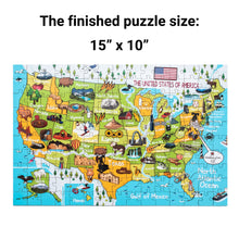 Load image into Gallery viewer, USA Map Jigsaw Puzzle
