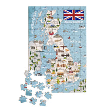Load image into Gallery viewer, United Kingdom Map Jigsaw Puzzle
