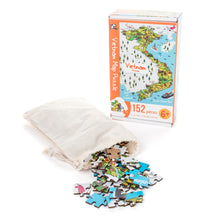 Load image into Gallery viewer, Vietnam Map Jigsaw Puzzle