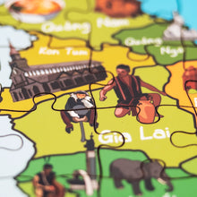 Load image into Gallery viewer, Vietnam Map Jigsaw Puzzle