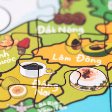 Load image into Gallery viewer, Vietnam Map Jigsaw Puzzle