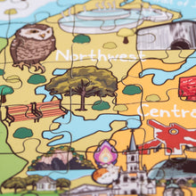 Load image into Gallery viewer, Singapore Illustrated Map Wooden Jigsaw Puzzle for Children and Adults - 152-Piece
