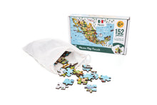 Load image into Gallery viewer, Mexico Illustrated Map Wooden Jigsaw Puzzle for Children and Adults - 152-Piece
