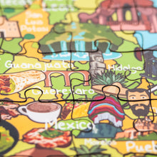 Load image into Gallery viewer, Mexico Illustrated Map Wooden Jigsaw Puzzle for Children and Adults - 152-Piece
