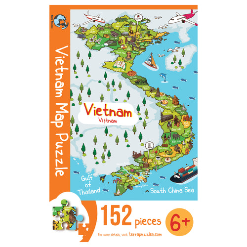 Vietnam Map Jigsaw Puzzle